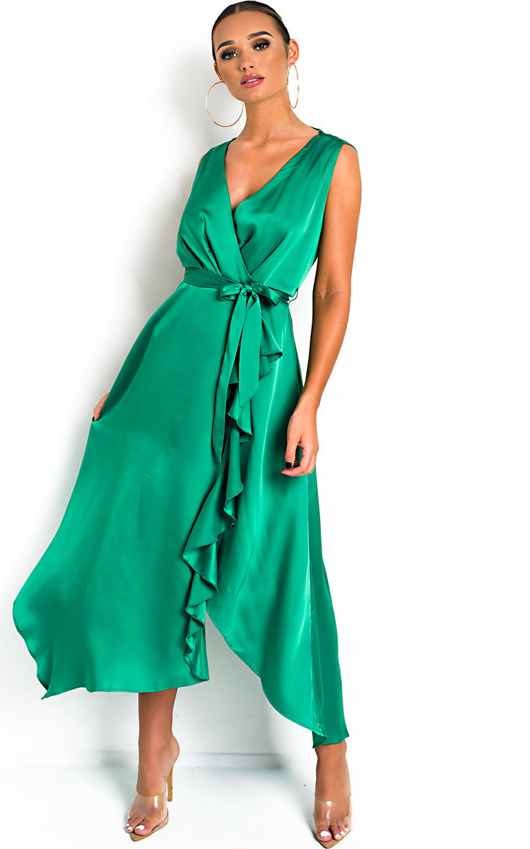 Lynn Frill Hem Midi Dress Thumbnail Lynn Frill Hem Midi Dress Thumbnail