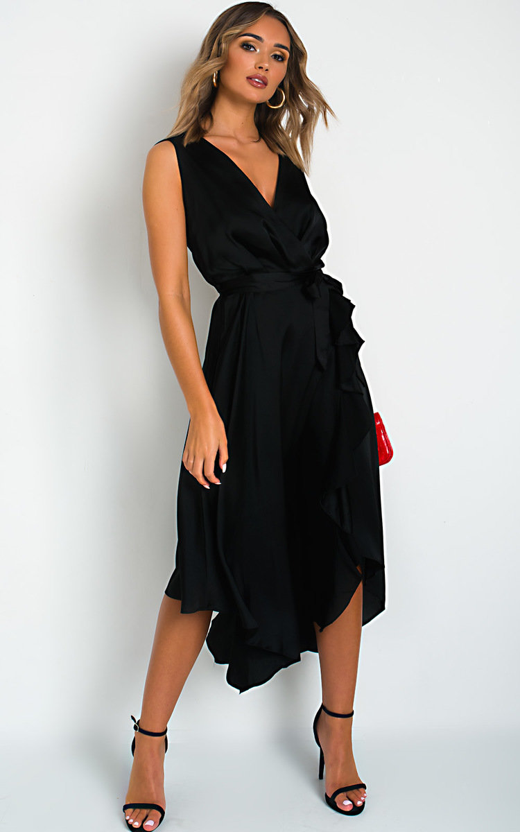 Lynn Frill Hem Midi Dress Thumbnail Lynn Frill Hem Midi Dress Thumbnail