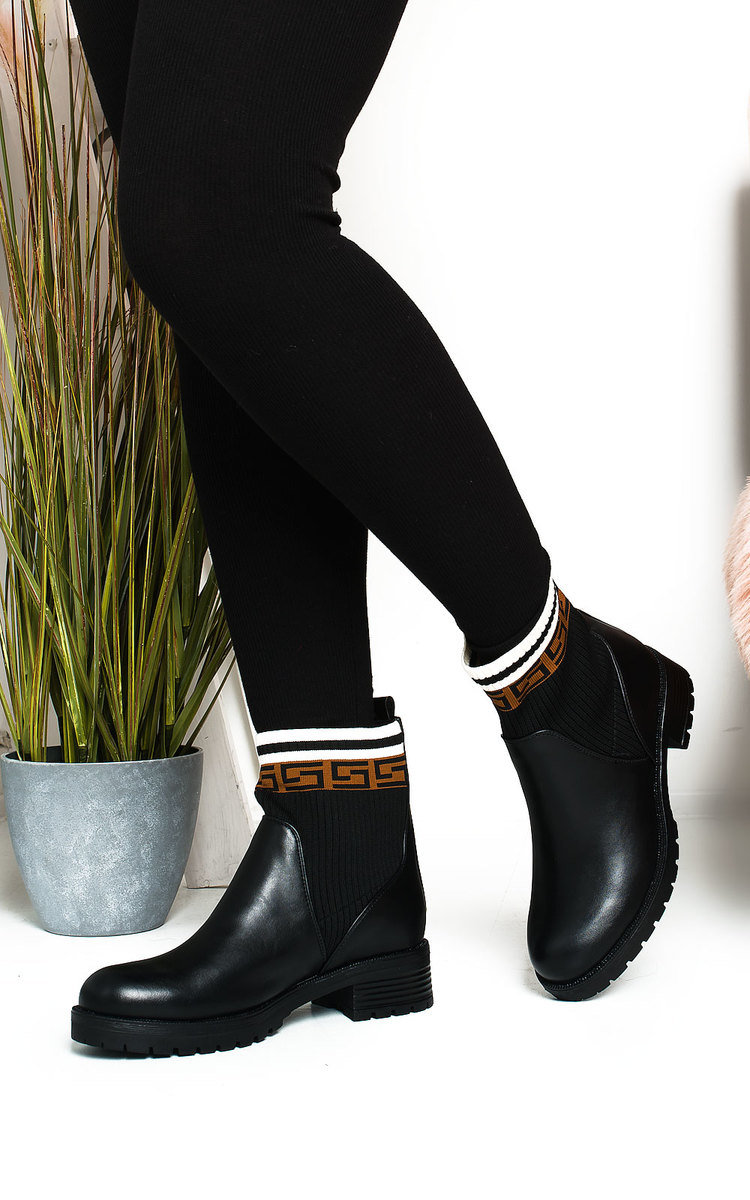 printed boots