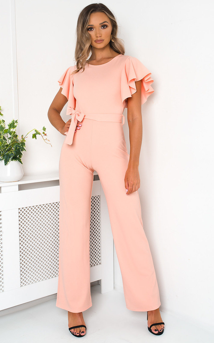 Maaria Frill Wide Leg Jumpsuit Thumbnail Maaria Frill Wide Leg Jumpsuit Thumbnail