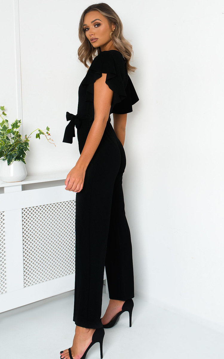 Maaria Frill Wide Leg Jumpsuit Maaria Frill Wide Leg Jumpsuit
