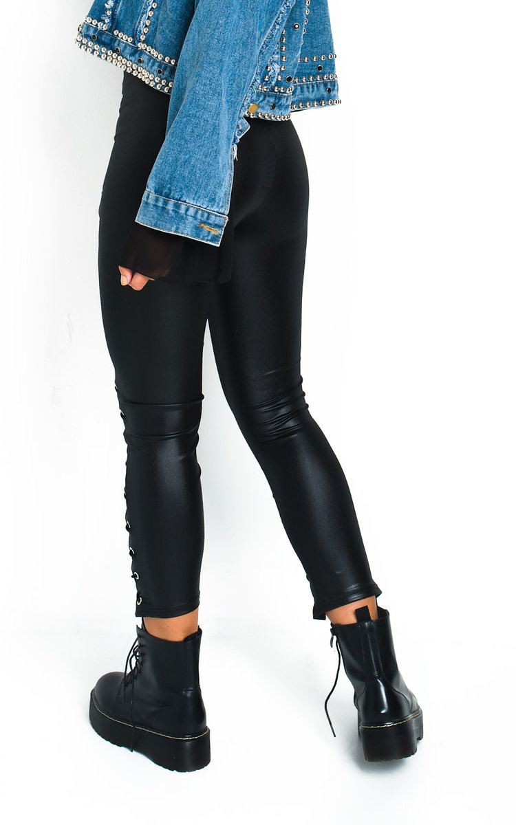 Mabel Wetlook Corset Leggings Thumbnail Mabel Wetlook Corset Leggings Thumbnail