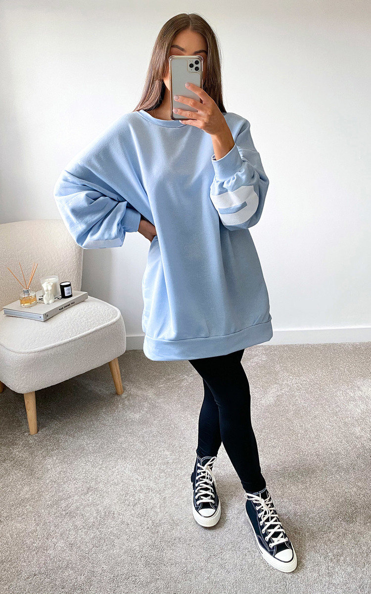 Mae Slogan Sweat Jumper Dress Thumbnail Mae Slogan Sweat Jumper Dress Thumbnail