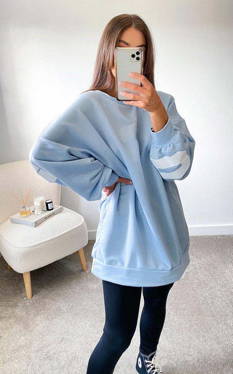 Mae Slogan Sweat Jumper Dress Thumbnail Mae Slogan Sweat Jumper Dress Thumbnail