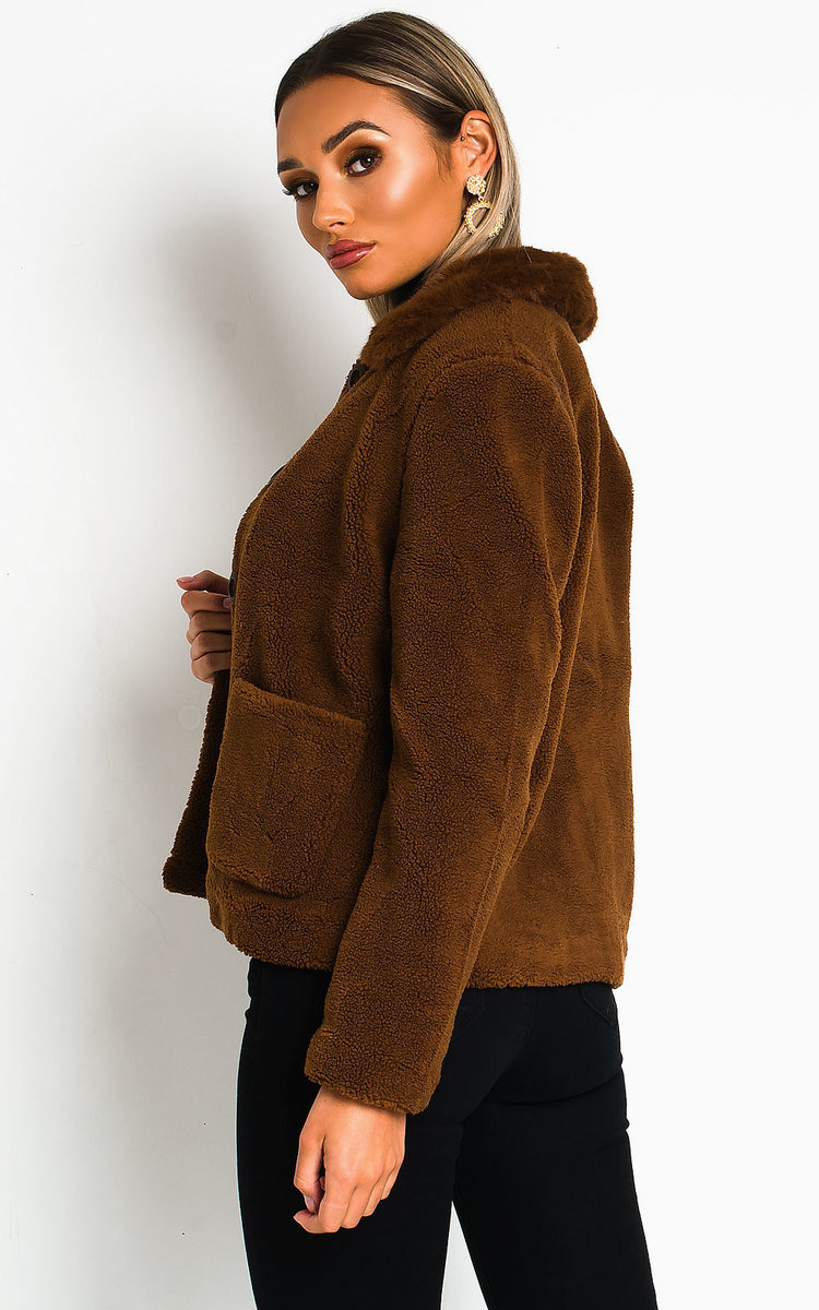 Malia Teddy Bear Button Up Jacket Thumbnail Malia Teddy Bear Button Up Jacket Thumbnail