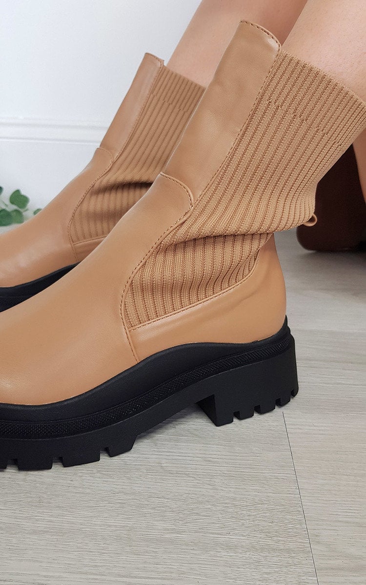 Malisha Chunky Mid Calf Boots Thumbnail Malisha Chunky Mid Calf Boots Thumbnail