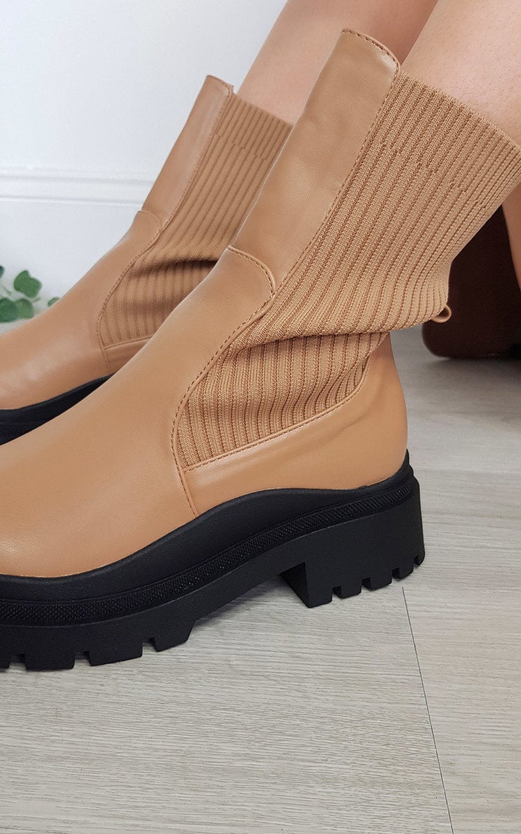 Malisha Chunky Mid Calf Boots Thumbnail