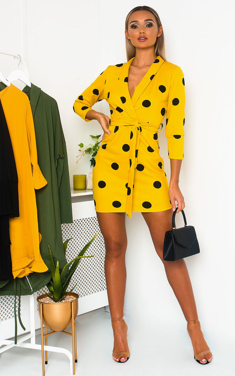 Margot Printed Wrap Mini Dress Thumbnail Margot Printed Wrap Mini Dress Thumbnail