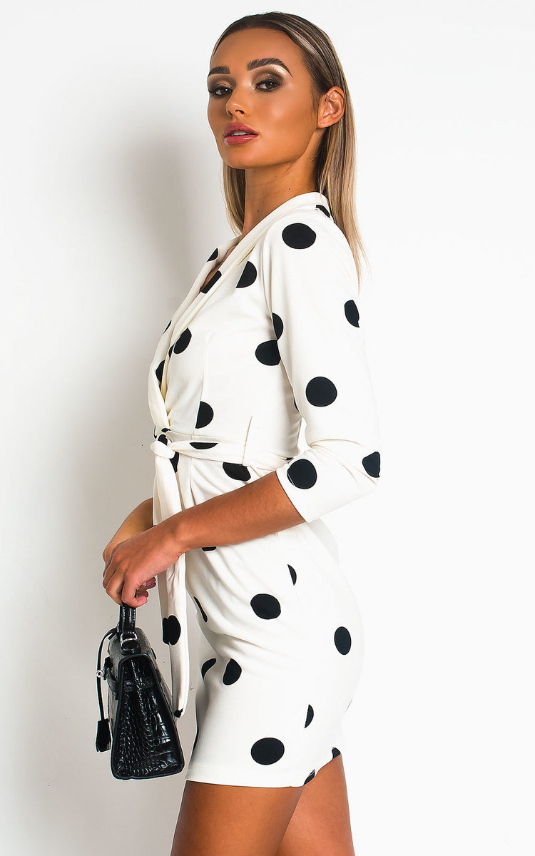 Margot Printed Wrap Mini Dress Thumbnail Margot Printed Wrap Mini Dress Thumbnail