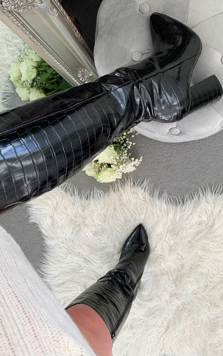 Marissa Pointed Heeled Boots Thumbnail Marissa Pointed Heeled Boots Thumbnail