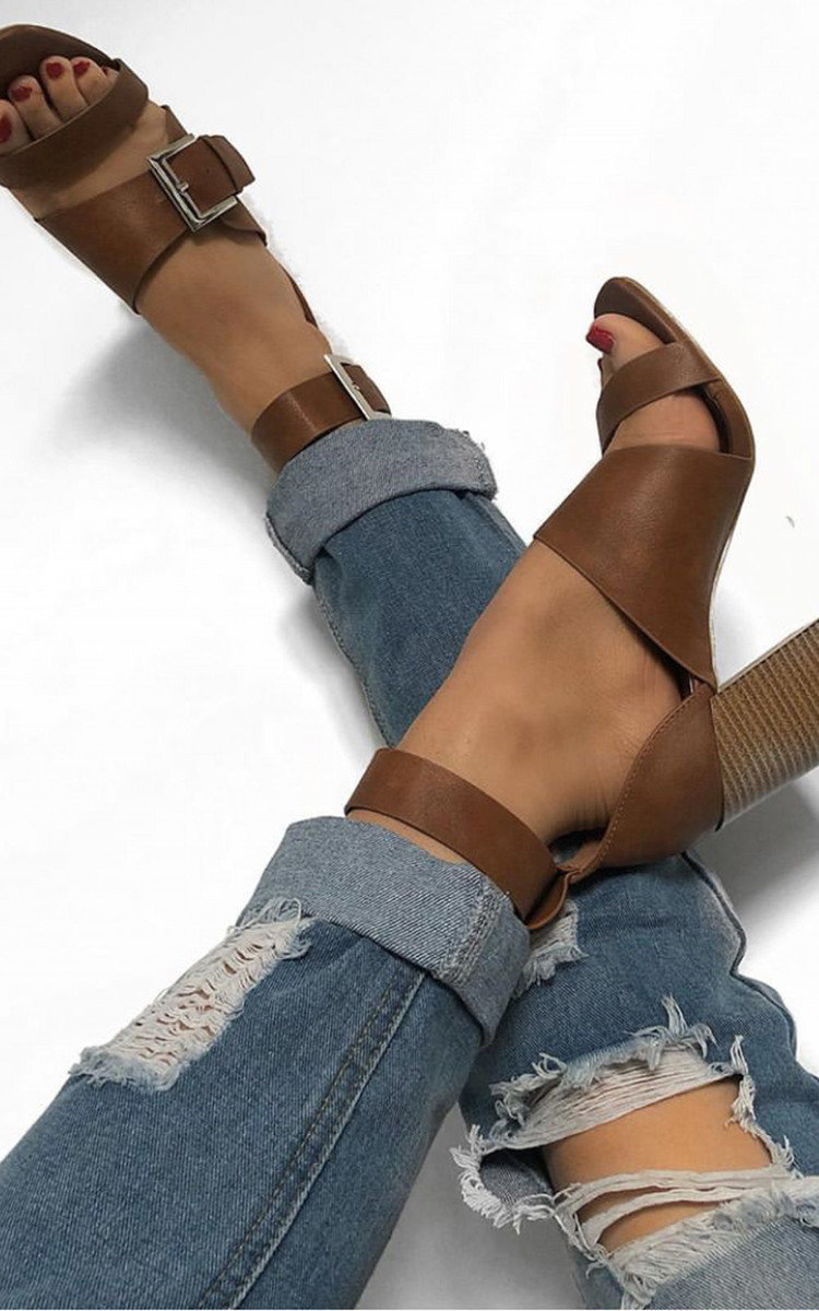 Martha Buckle Block Heels Martha Buckle Block Heels
