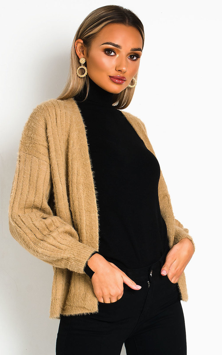 Masi Fluffy Knitted Cardigan Thumbnail Masi Fluffy Knitted Cardigan Thumbnail
