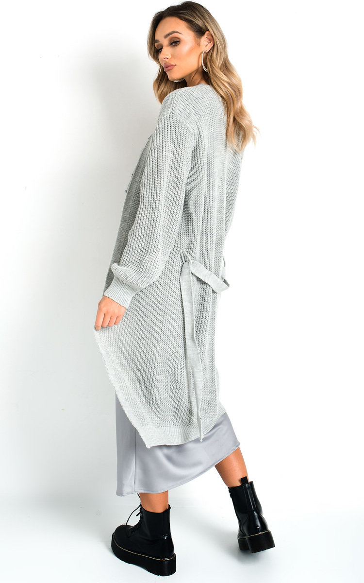 Mav Longline Knitted Cardigan Thumbnail Mav Longline Knitted Cardigan Thumbnail