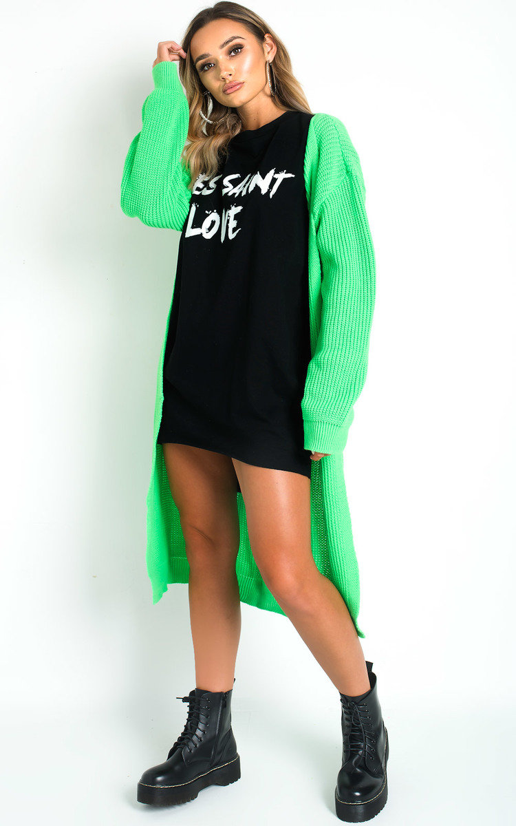 Mav Longline Knitted Cardigan Thumbnail Mav Longline Knitted Cardigan Thumbnail
