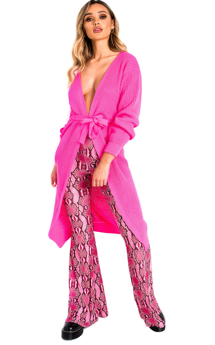 Mav Longline Knitted Cardigan Thumbnail Mav Longline Knitted Cardigan Thumbnail