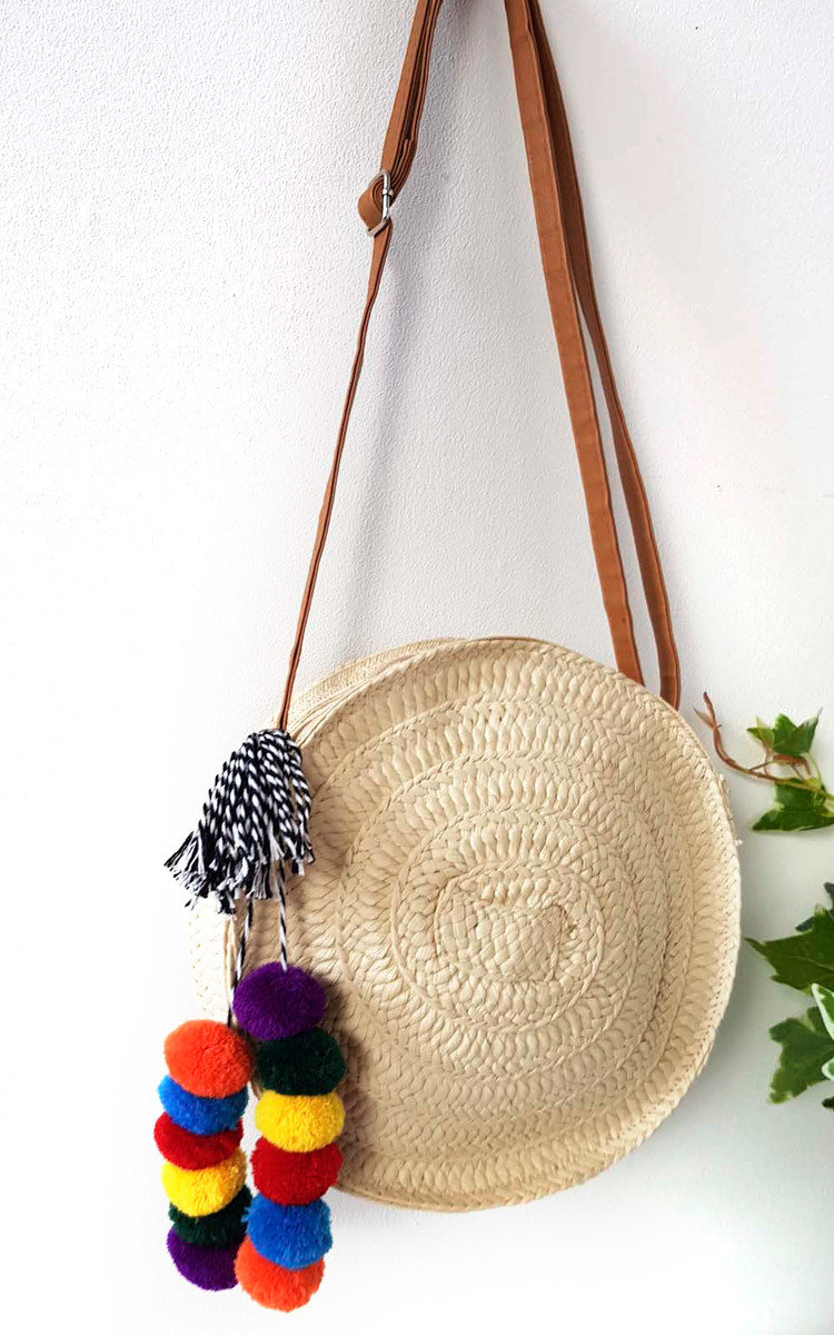 Mav Straw Circle Handbag Thumbnail Mav Straw Circle Handbag Thumbnail