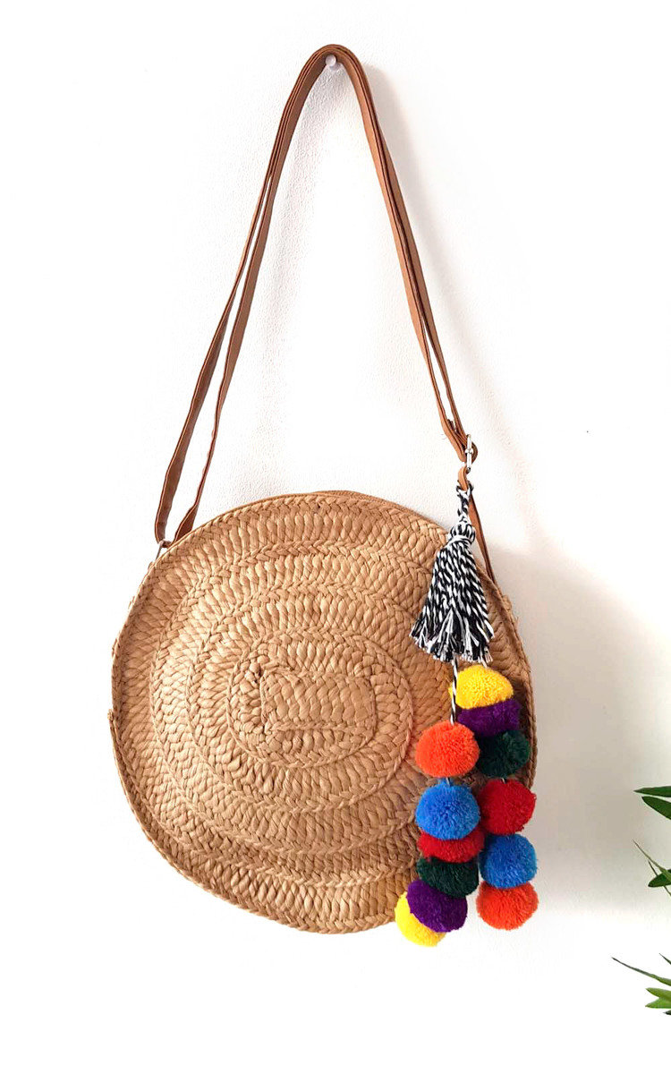 Mav Straw Circle Handbag Thumbnail Mav Straw Circle Handbag Thumbnail