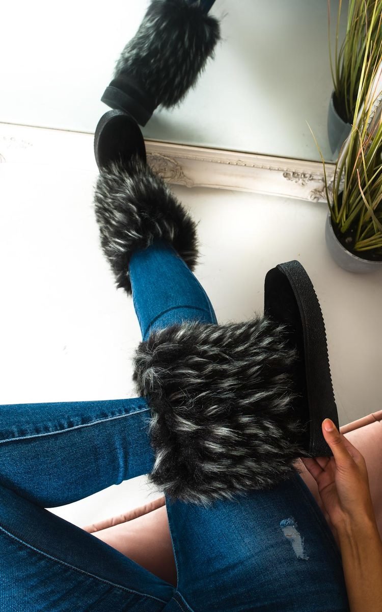 Meela Fluffy Ankle Boots Meela Fluffy Ankle Boots