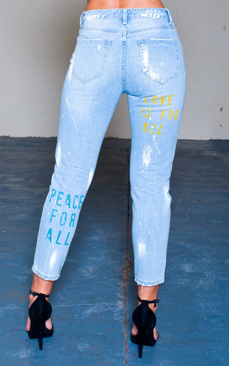 Meghan Distressed Mom Jeans Thumbnail Meghan Distressed Mom Jeans Thumbnail