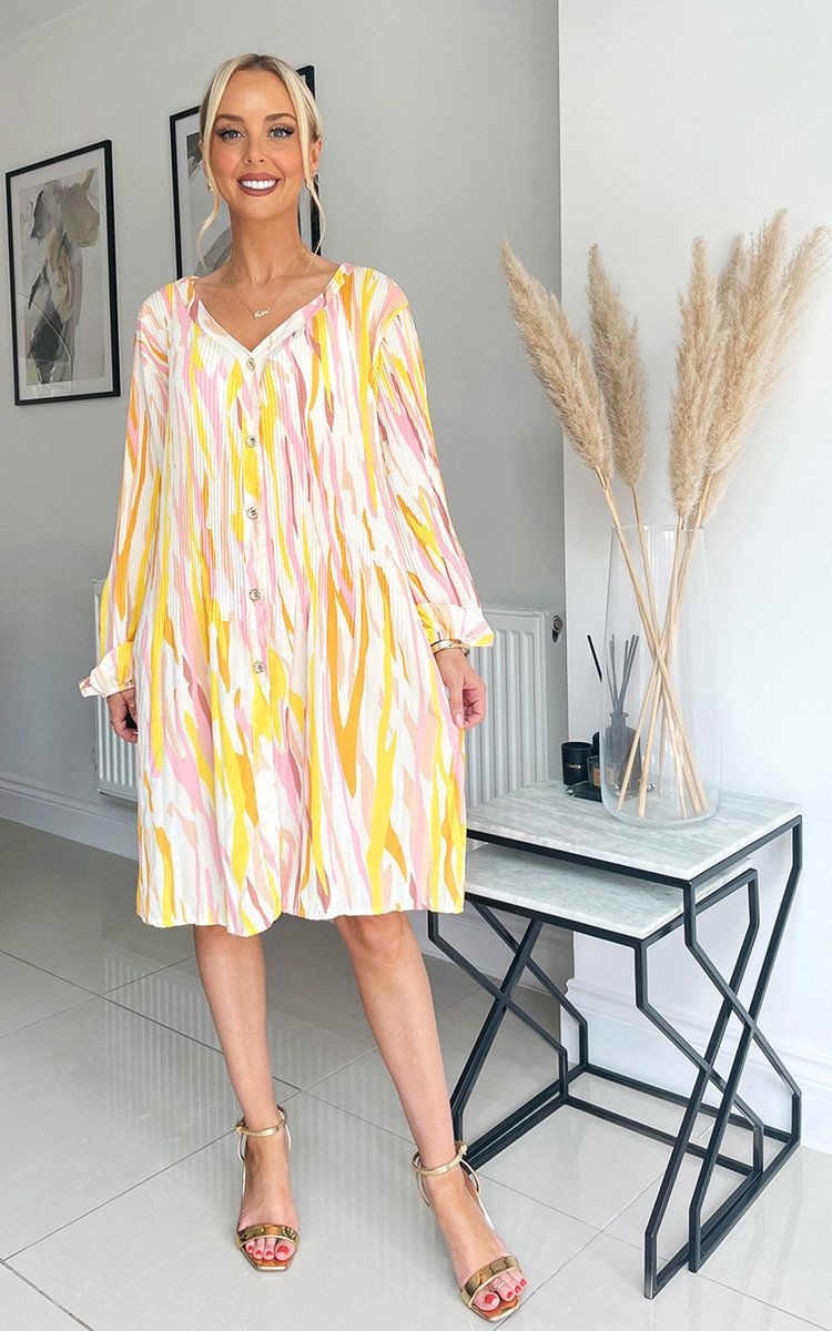 Meghan Printed Midi Shirt Dress Meghan Printed Midi Shirt Dress