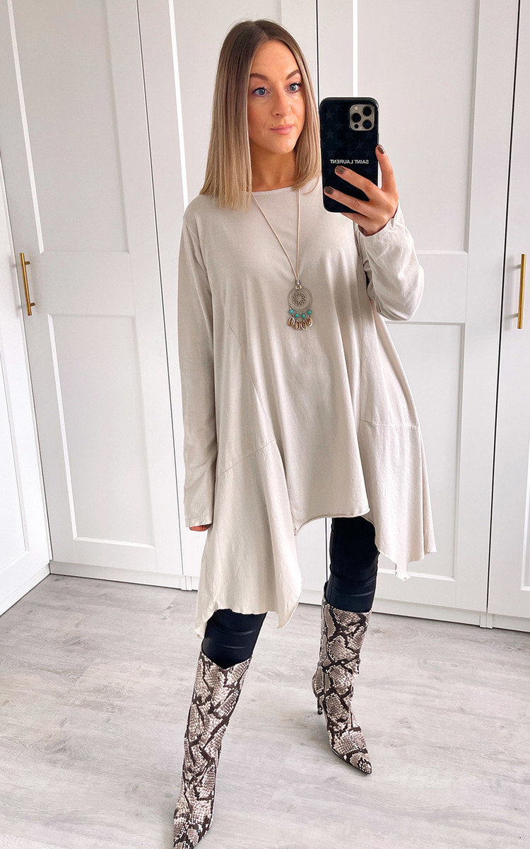 Melanie Longline Relaxed Fit Jersey Top Thumbnail Melanie Longline Relaxed Fit Jersey Top Thumbnail