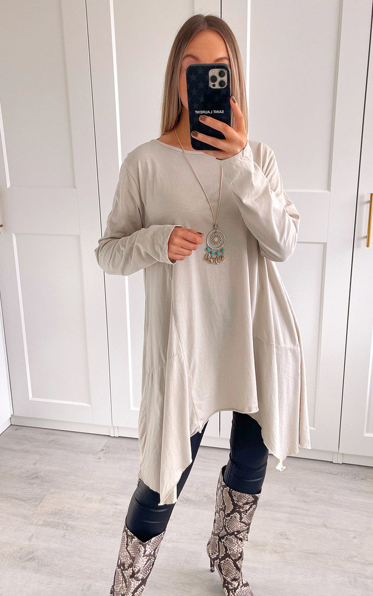 Melanie Longline Relaxed Fit Jersey Top Thumbnail Melanie Longline Relaxed Fit Jersey Top Thumbnail