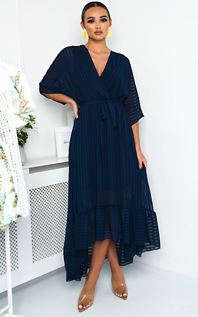 Melody Belted Frill Maxi Dress