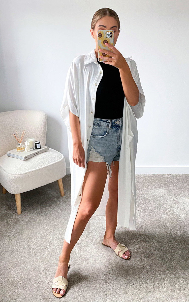 Mia Oversized Maxi Shirt Dress Thumbnail Mia Oversized Maxi Shirt Dress Thumbnail