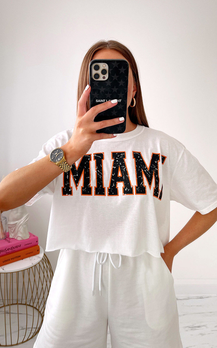 Miami Printed Crop Top