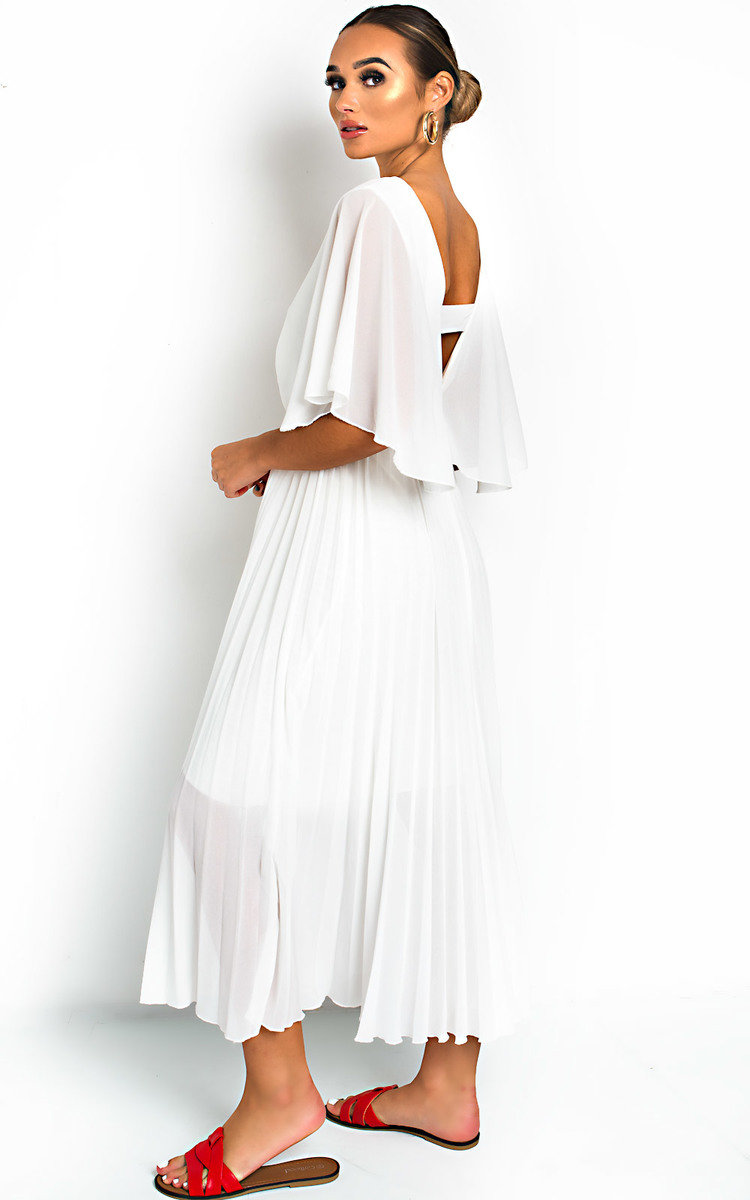 Michaela Pleated Maxi Dress Thumbnail