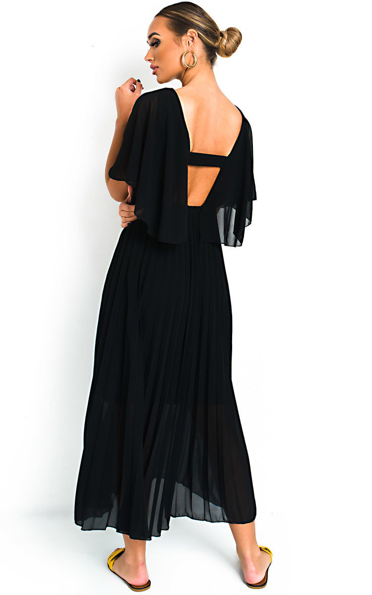 Michaela Pleated Maxi Dress Thumbnail