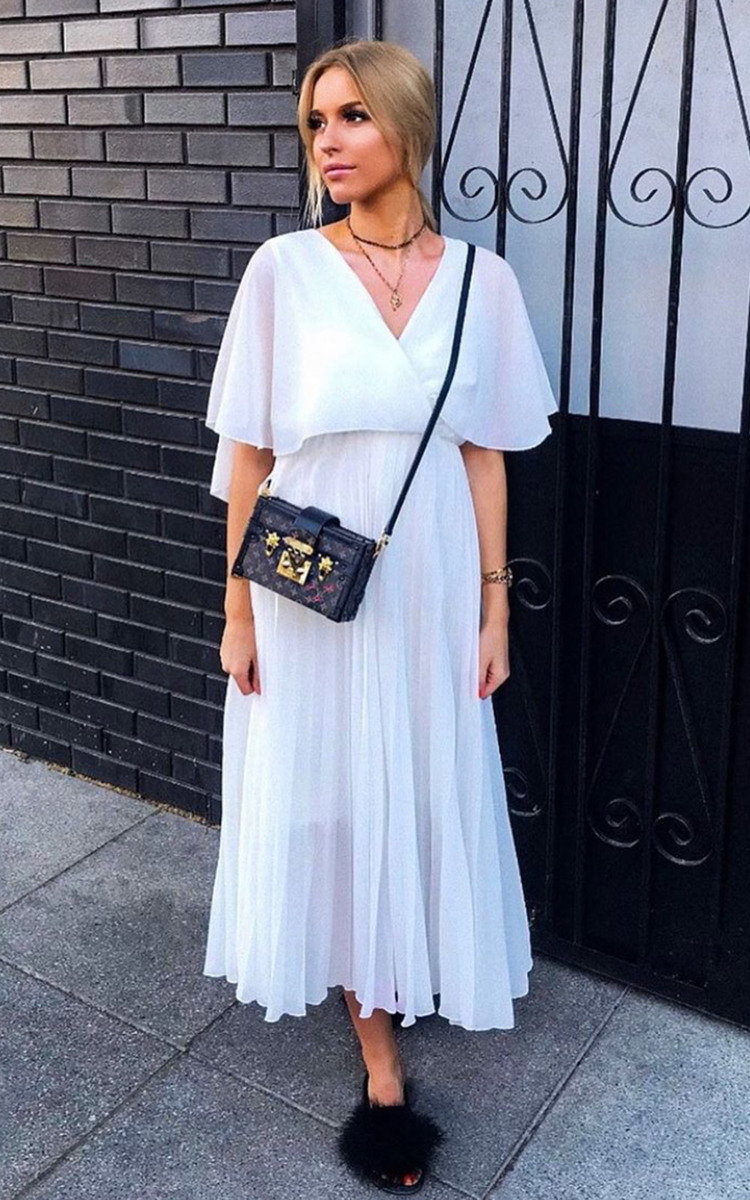 Michaela Pleated Maxi Dress Michaela Pleated Maxi Dress