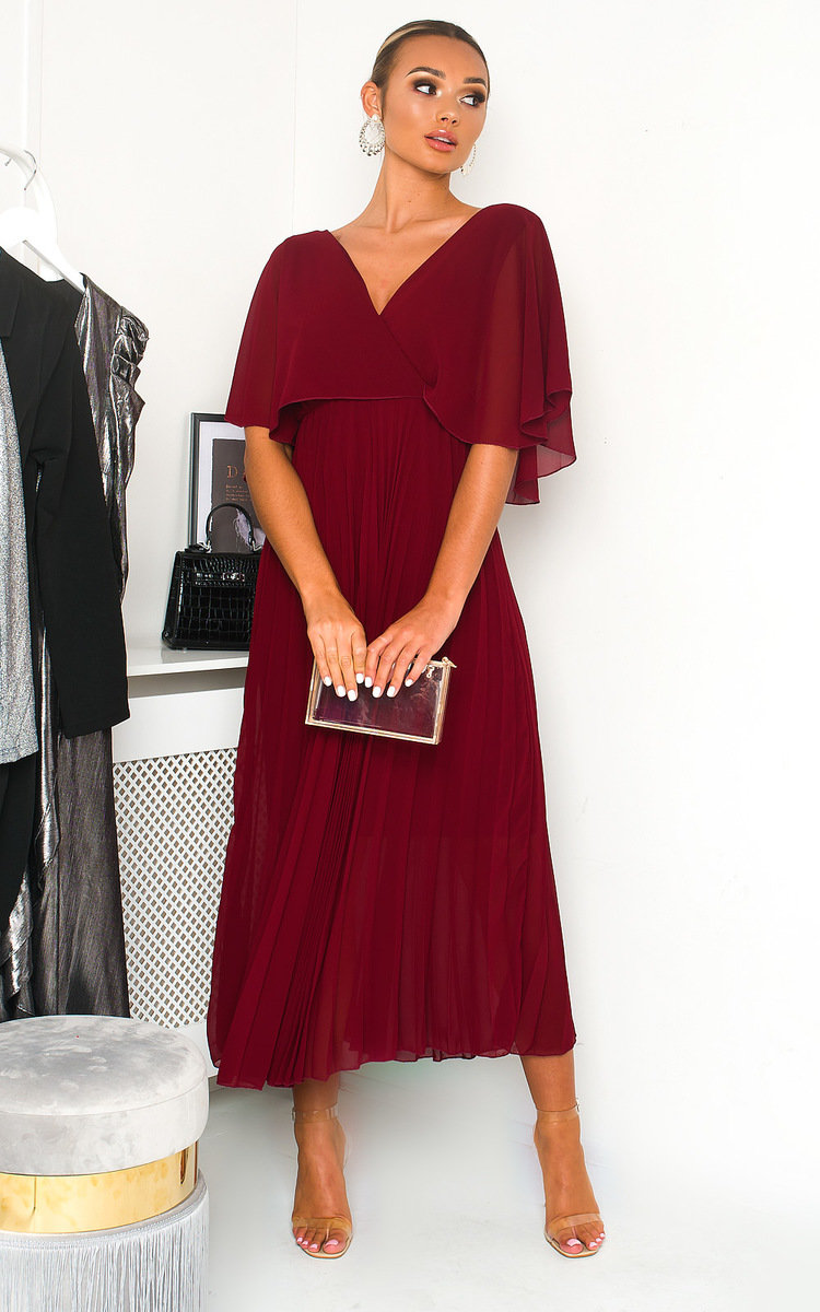 Michaela Pleated Maxi Dress Michaela Pleated Maxi Dress