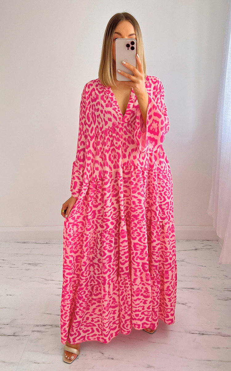 Milda Printed Maxi Dress Thumbnail Milda Printed Maxi Dress Thumbnail