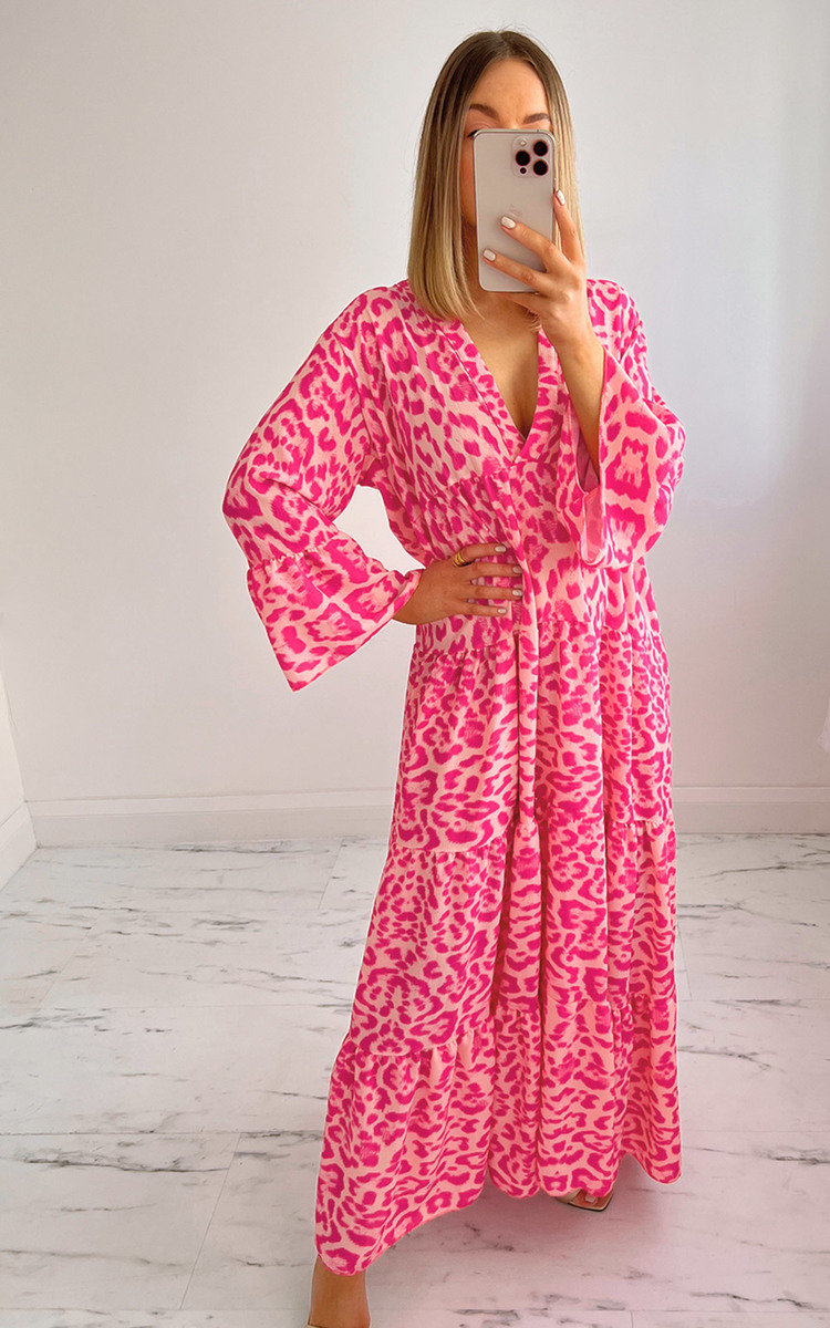 Milda Printed Maxi Dress Thumbnail Milda Printed Maxi Dress Thumbnail