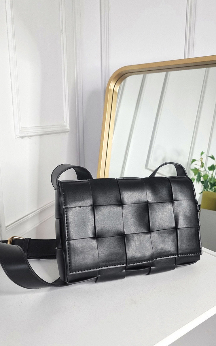 Millie Faux Leather Woven Handbag Millie Faux Leather Woven Handbag