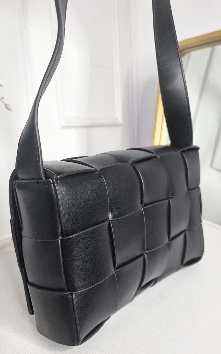 Millie Faux Leather Woven Handbag Thumbnail Millie Faux Leather Woven Handbag Thumbnail