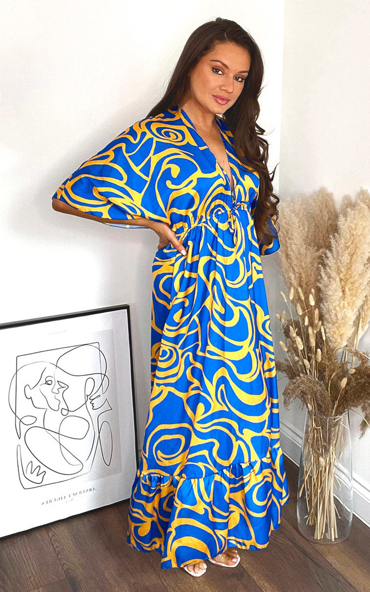 Millie Printed Maxi Dress Thumbnail Millie Printed Maxi Dress Thumbnail