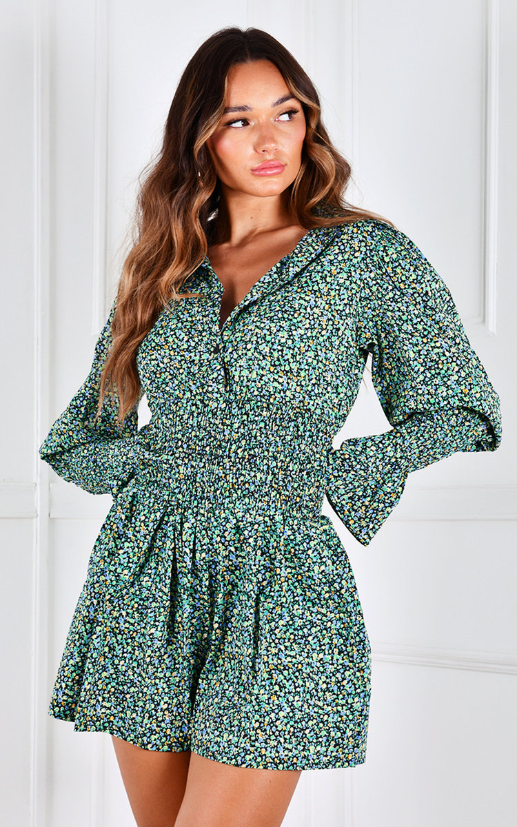 Mimi Button Up V Neck Mini Dress