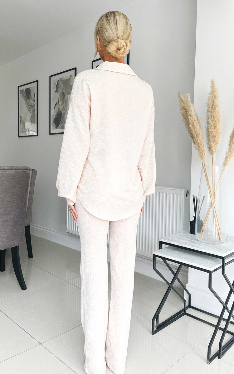 Kaylyn Button Shirt and Trousers Co-ord Set Thumbnail Kaylyn Button Shirt and Trousers Co-ord Set Thumbnail