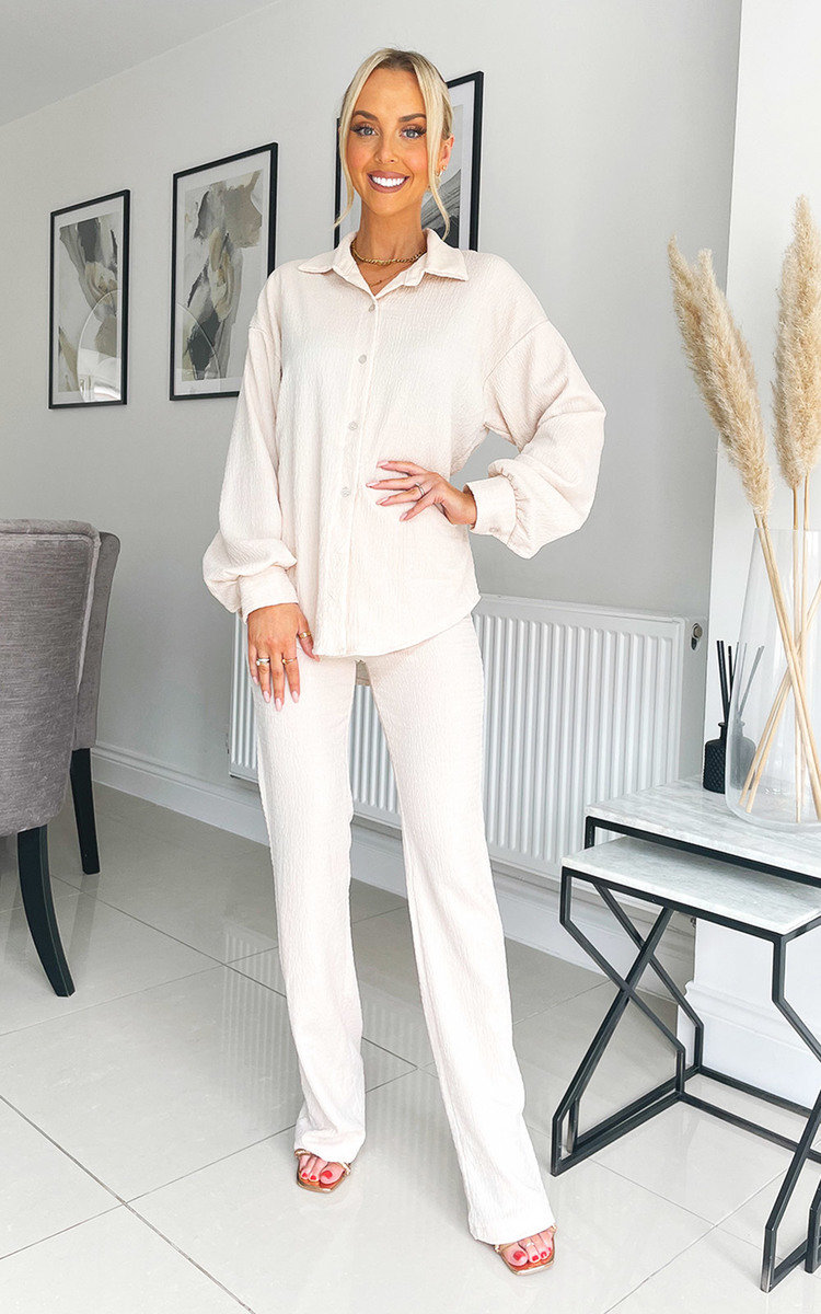 Kaylyn Button Shirt and Trousers Co-ord Set