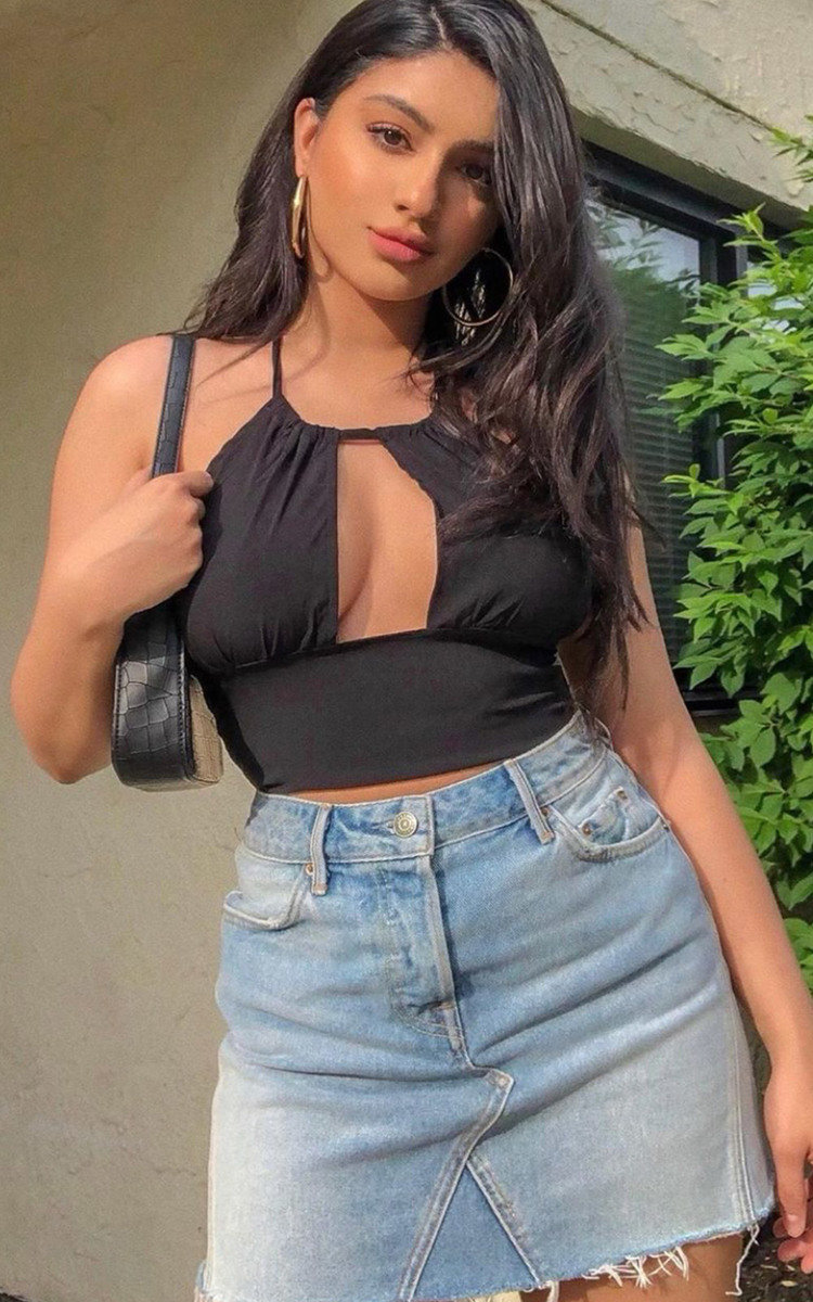 Miranda High Neck Bralet Top Miranda High Neck Bralet Top
