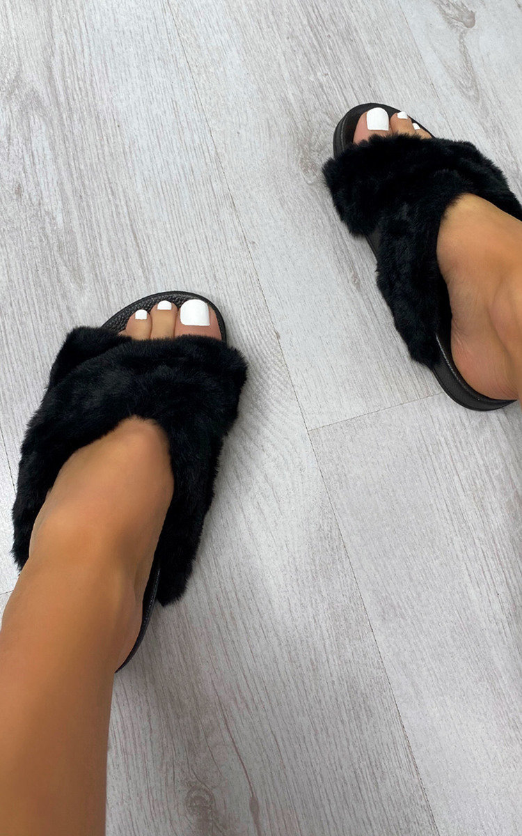 Molly Faux Fur Sandals Thumbnail Molly Faux Fur Sandals Thumbnail