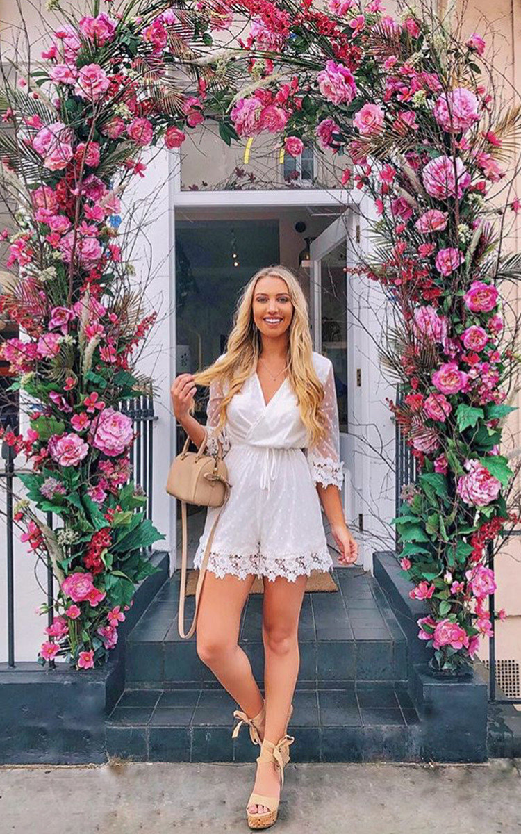 Molly Polka Dot Mesh Playsuit Molly Polka Dot Mesh Playsuit