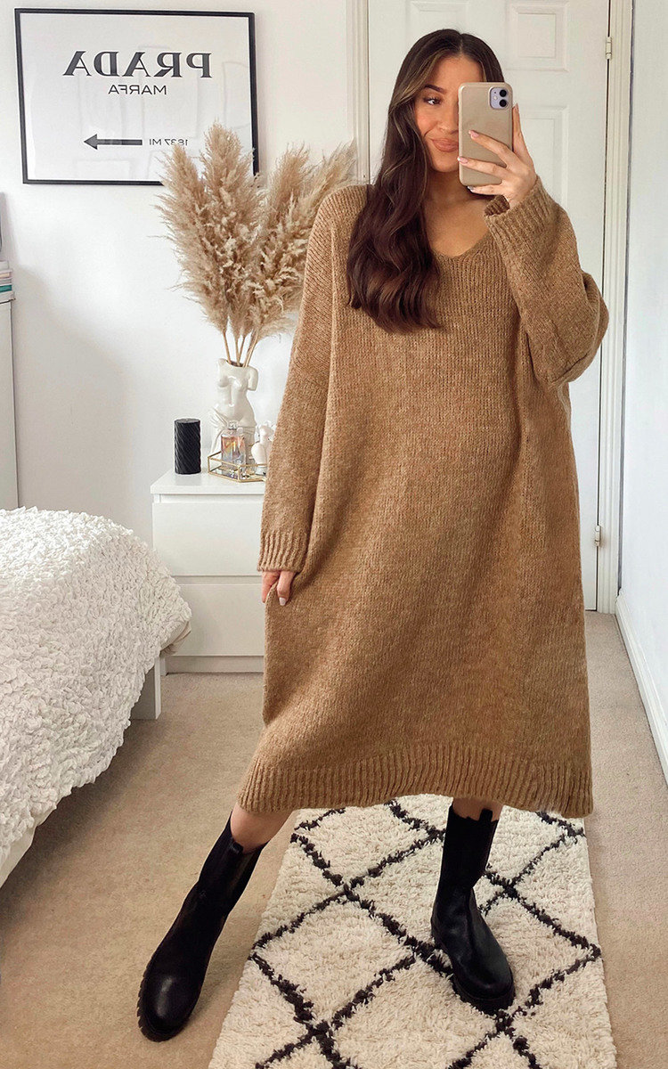 Monica Longline Knitted Maxi Dress Monica Longline Knitted Maxi Dress