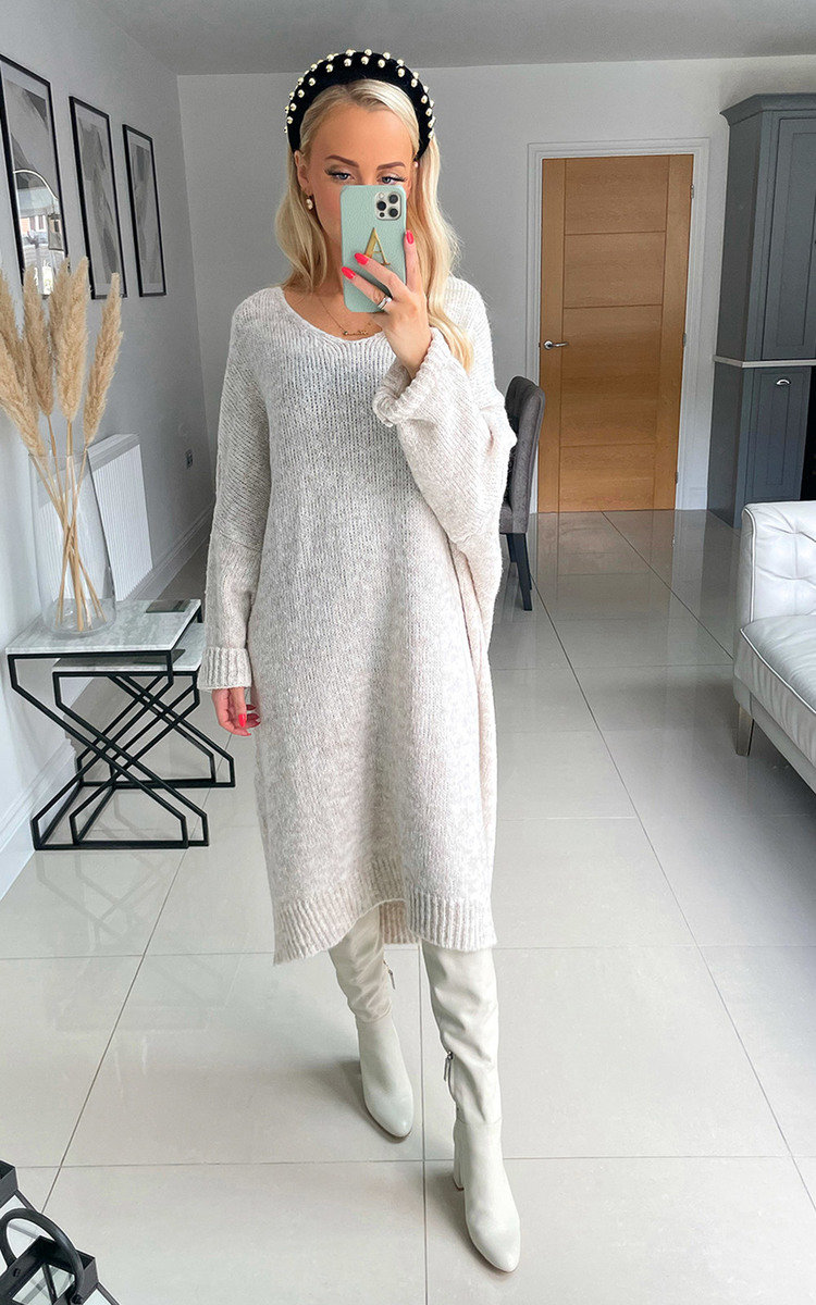 Monica Longline Knitted Maxi Dress Thumbnail Monica Longline Knitted Maxi Dress Thumbnail