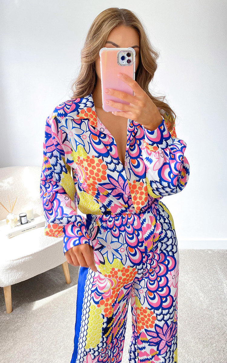 Monica Printed Shirt and Trouser Co-ord Thumbnail Monica Printed Shirt and Trouser Co-ord Thumbnail