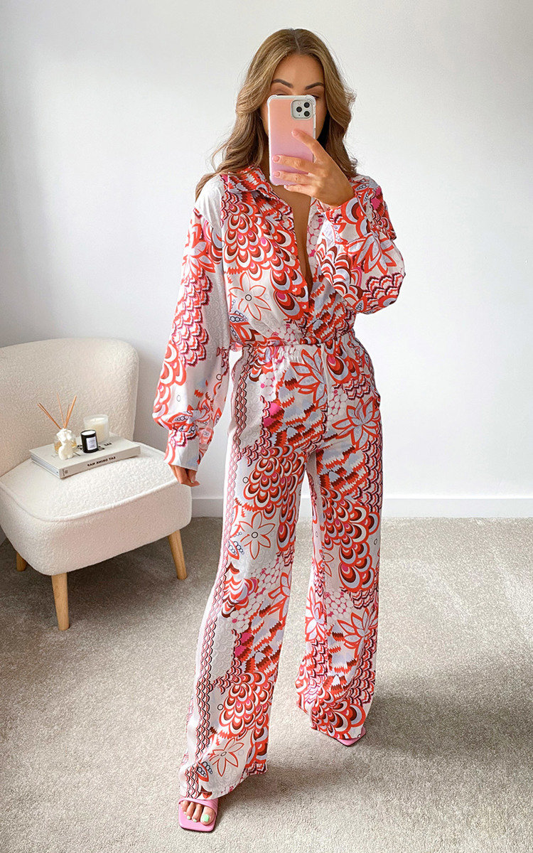 Monica Printed Shirt and Trouser Co-ord Monica Printed Shirt and Trouser Co-ord