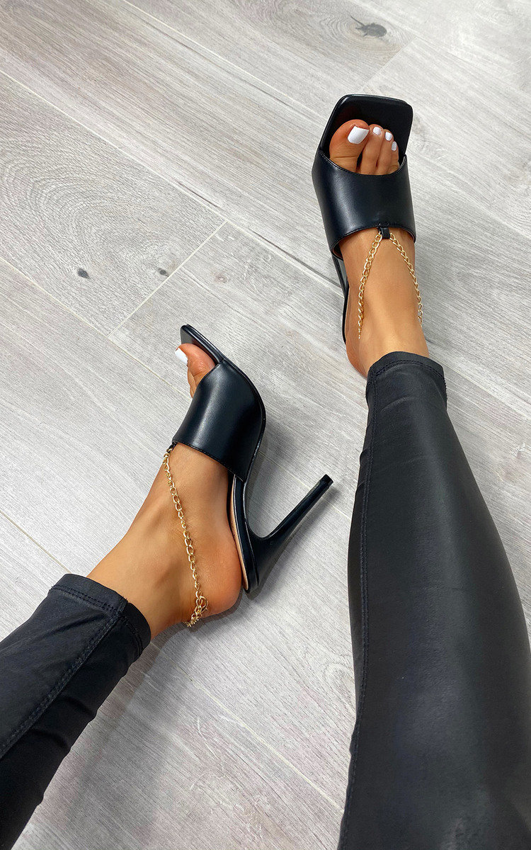 Monique Chain Detail Heels Monique Chain Detail Heels