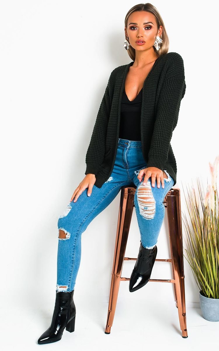 Nana Longline Knitted Cardigan Thumbnail Nana Longline Knitted Cardigan Thumbnail